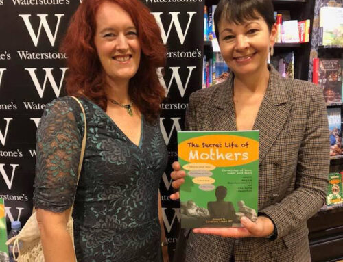 Our book launch, attended by Caroline Lucas